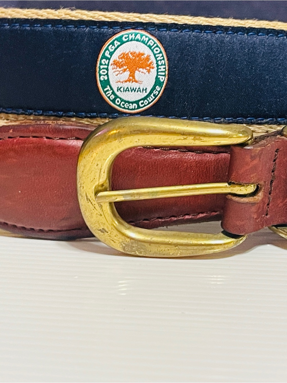 YRI Kiawah Island PGA Golf Championship Belt 2012 Mens 42/105 The Ocean Course